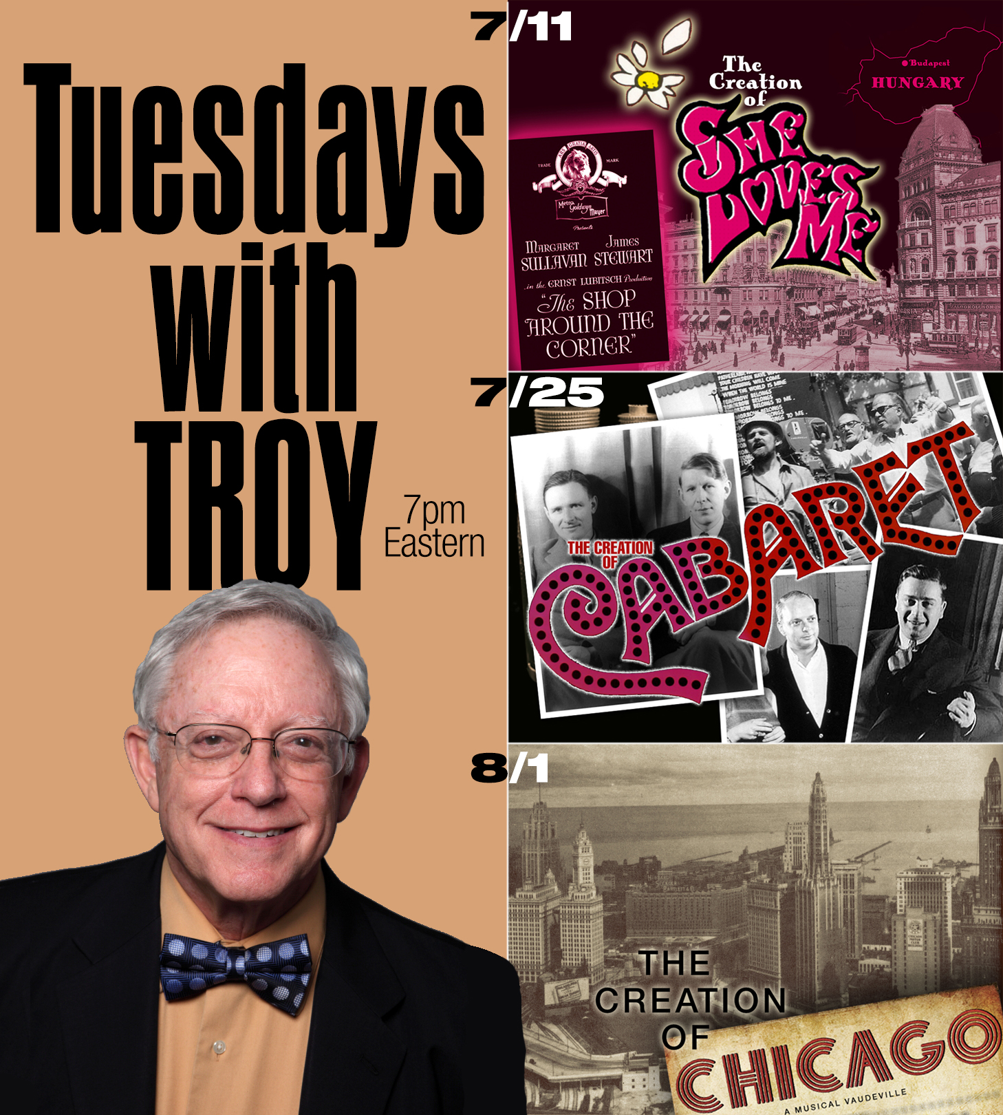 Tuesdays with Troy returns to the York Theatre in Summer 2023!