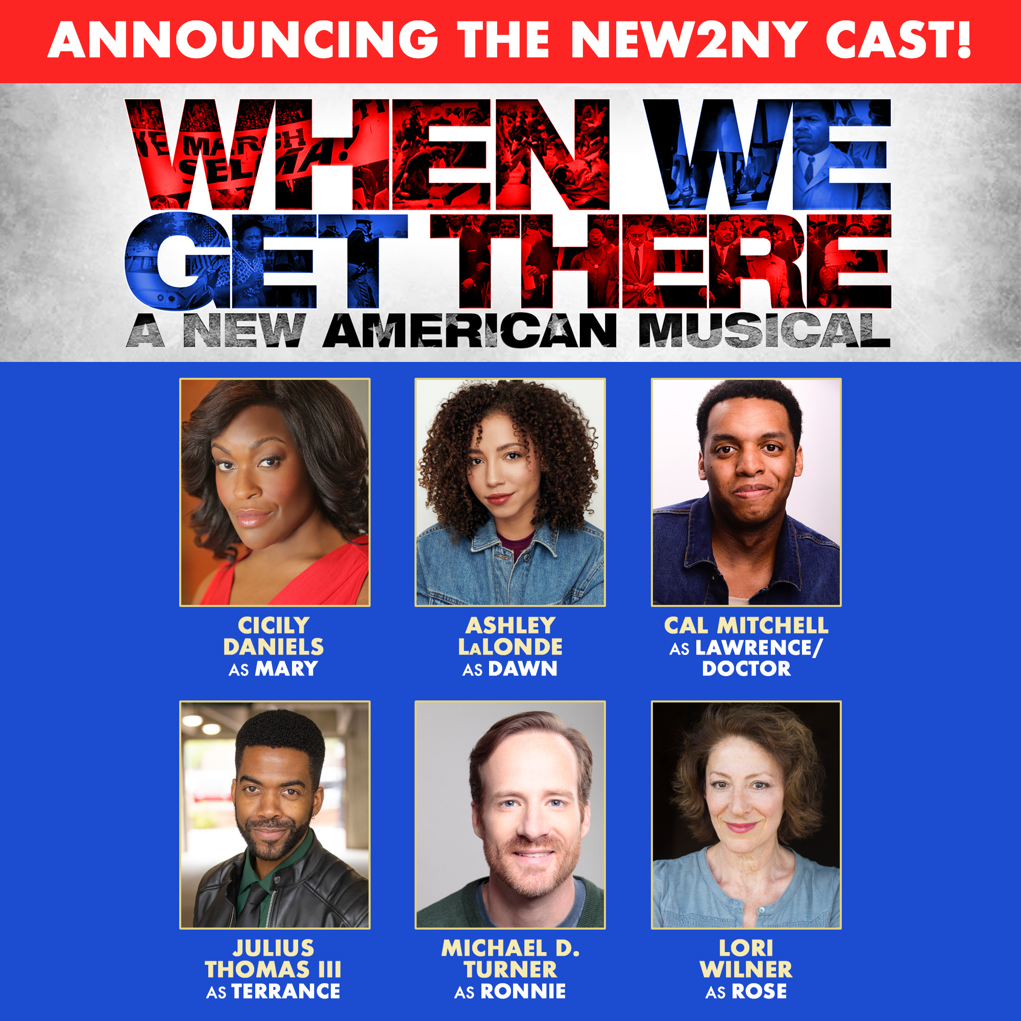 Cast announcement for When We Get There